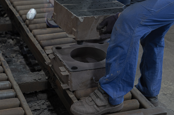 02　上下の型を用意　写真