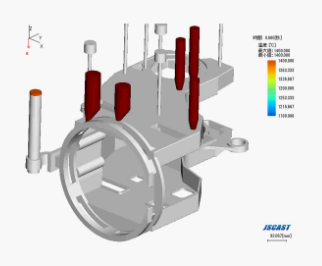 鋳造シミュレーション（CAE）　イメージ図　画像